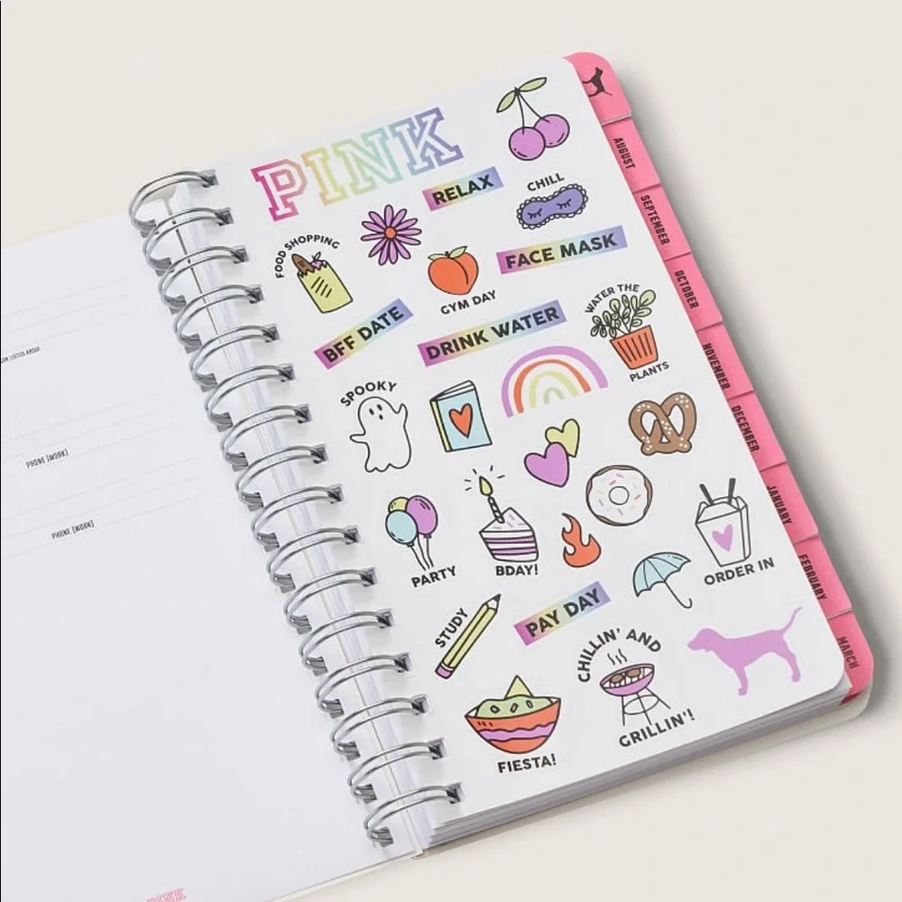 NWT Victoria Secret PINK Daily Planner 2022